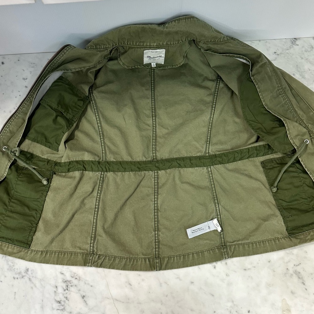 MADEWELL Fleet Jacket Military Army Green Utility Size XS Full Zip - Picture 6 of 15
